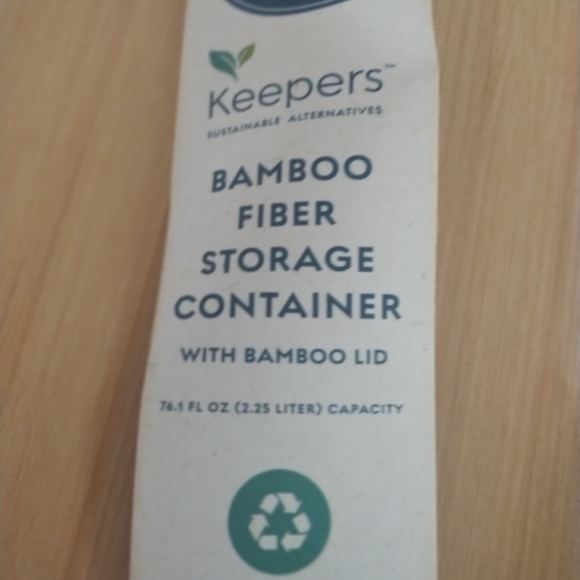 Red Bamboo Fiber Storage Containers - Picture 16 of 16